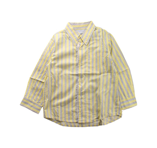 A Yellow Long Sleeve Shirts from Simonetta in size 3T for boy. (Front View)