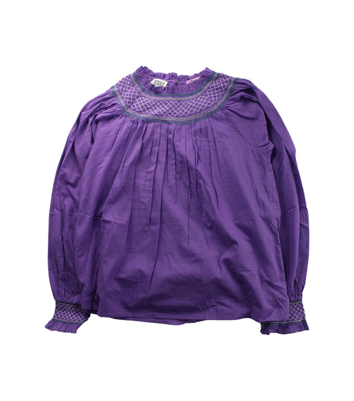 A Purple Long Sleeve Tops from Scotch & Soda in size 12Y for girl. (Front View)