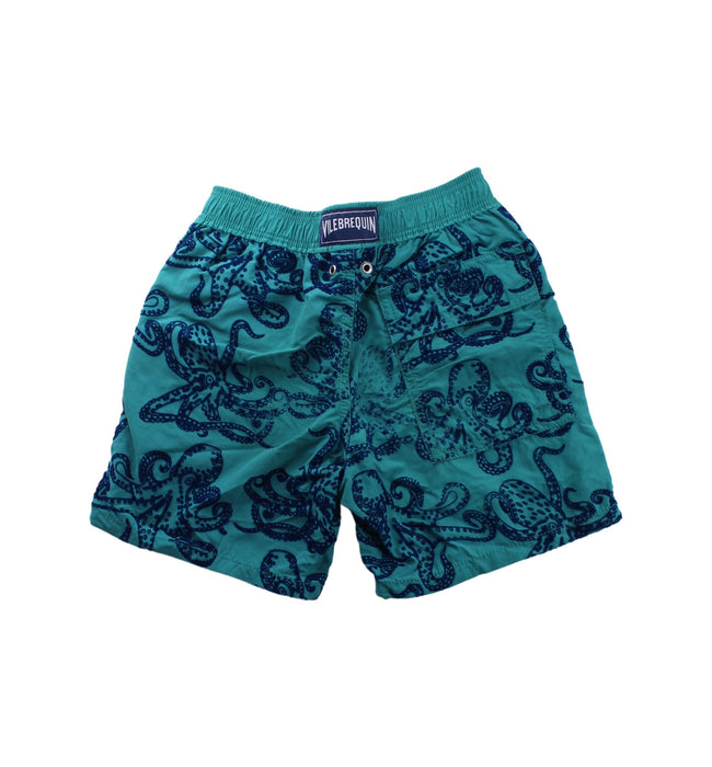 A Blue Shorts from Vilebrequin in size 8Y for boy. (Back View)