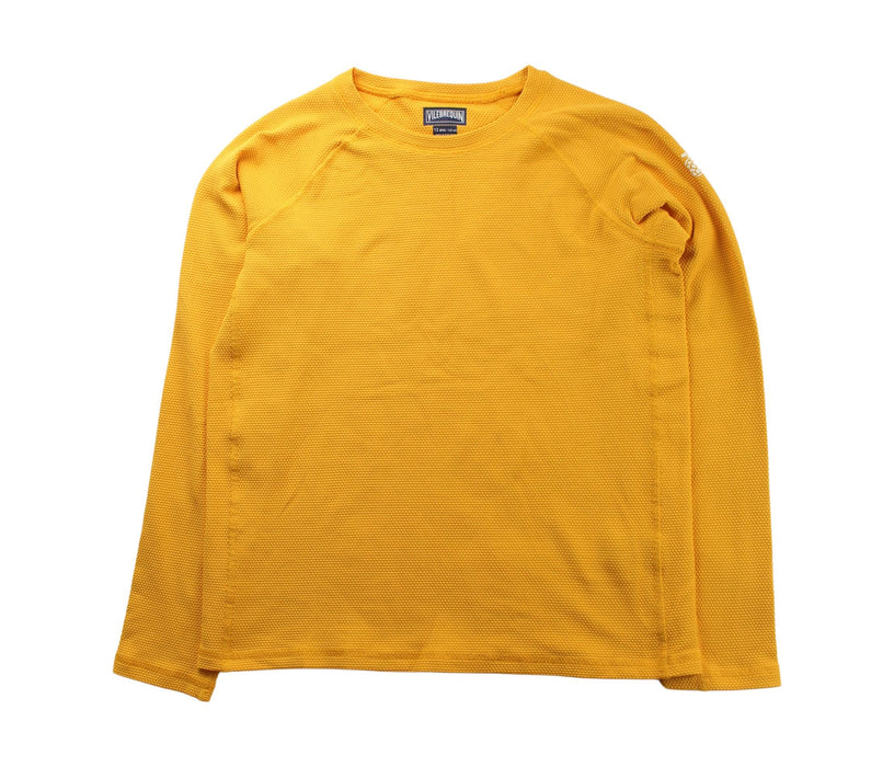 A Yellow Long Sleeve T Shirts from Vilebrequin in size 12Y for boy. (Front View)