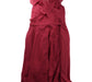 A Red Sleeveless Dresses from JJ's House in size 12Y for girl. (Front View)