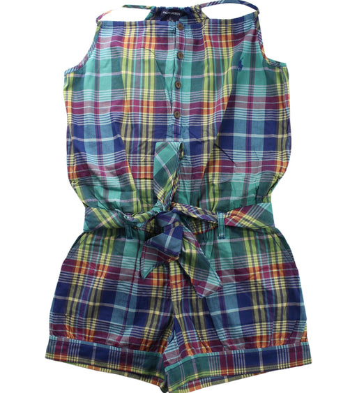 A Multicolour Sleeveless Rompers from Ralph Lauren in size 12Y for girl. (Front View)
