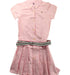 A Pink Short Sleeve Dresses from Ralph Lauren in size 6T for girl. (Front View)