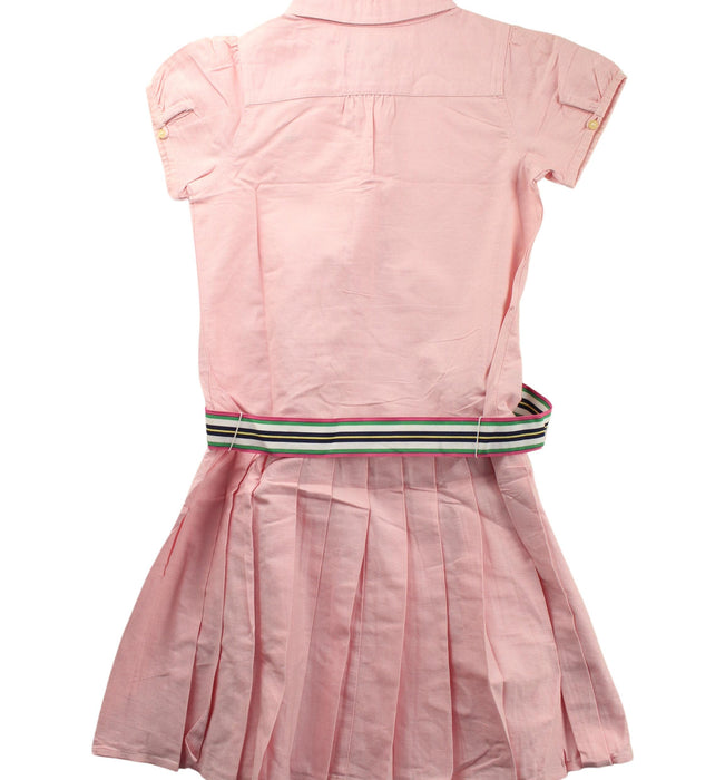 A Pink Short Sleeve Dresses from Ralph Lauren in size 6T for girl. (Back View)