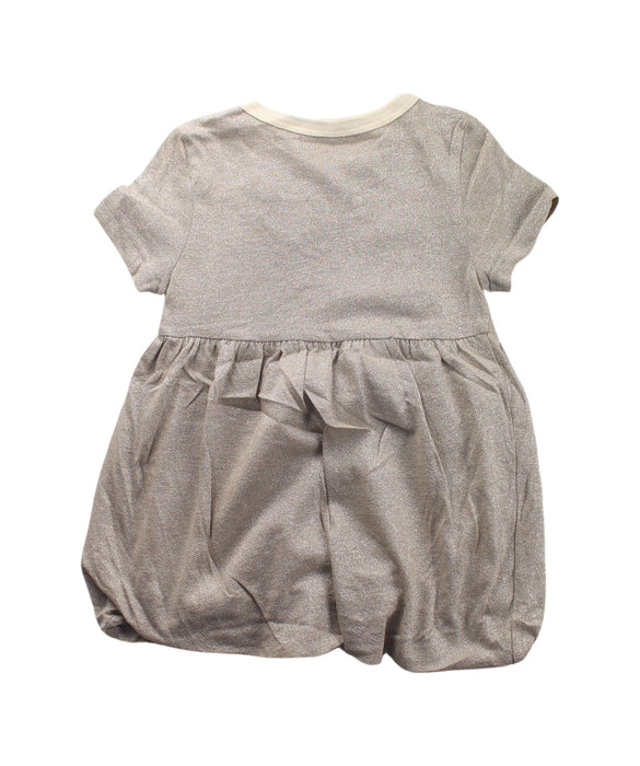 A Metallic Short Sleeve Dresses from I Pinco Pallino in size 8Y for girl. (Back View)