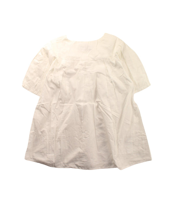 A White Short Sleeve Dresses from Dior in size 10Y for girl. (Back View)