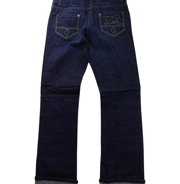 A Blue Jeans from Dior in size 8Y for boy. (Back View)