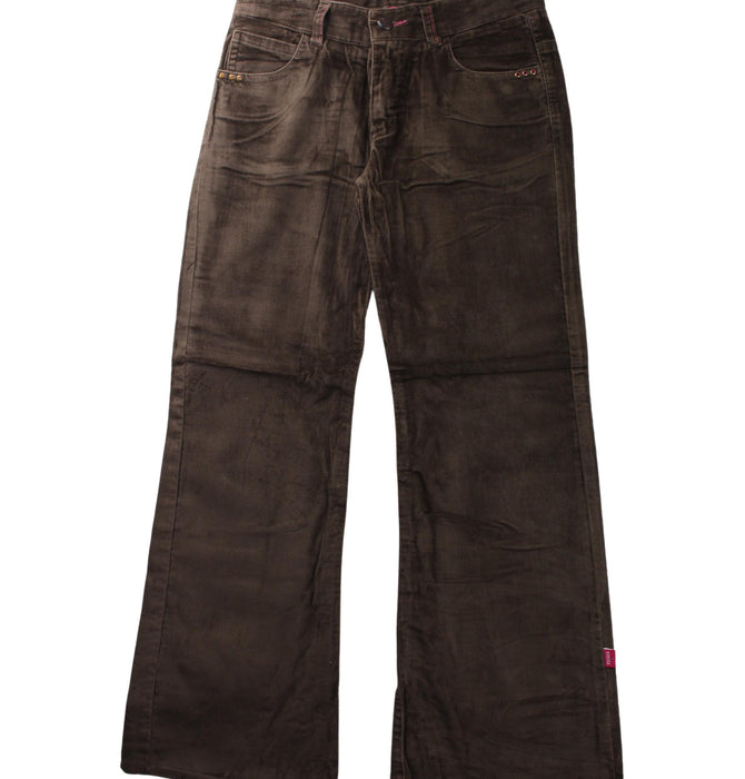 A Brown Casual Pants from Escada in size 8Y for girl. (Front View)