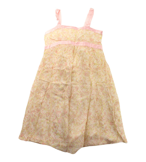 A Ivory Sleeveless Dresses from Cacharel in size 6T for girl. (Front View)