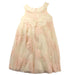 A Ivory Sleeveless Dresses from I Pinco Pallino in size 6T for girl. (Front View)