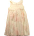 A Ivory Sleeveless Dresses from I Pinco Pallino in size 6T for girl. (Back View)