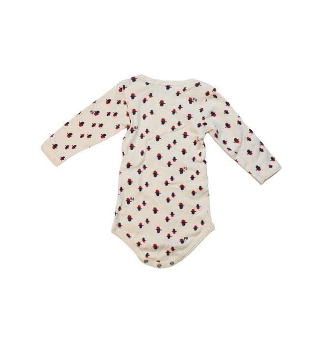 A Multicolour Long Sleeve Bodysuits from Petit Bateau in size 3-6M for girl. (Back View)