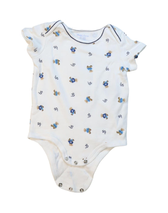 A Multicolour Short Sleeve Bodysuits from Ralph Lauren in size 3-6M for neutral. (Front View)