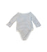 A Black Long Sleeve Bodysuits from Mori in size 0-3M for neutral. (Back View)