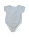 A White Short Sleeve Bodysuits from Mori in size 3-6M for neutral. (Back View)
