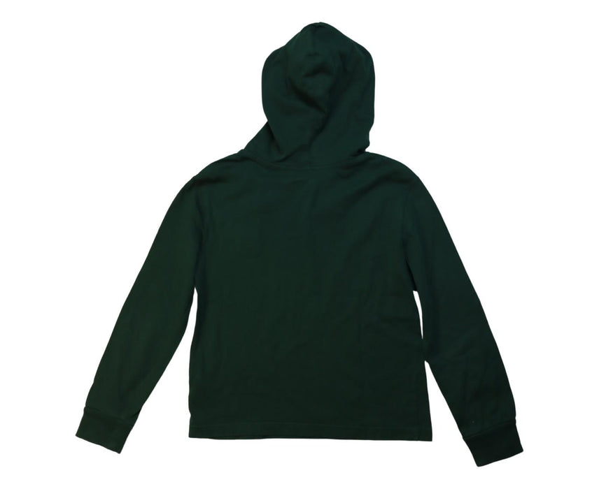 A Green Hooded Sweatshirts from Polo Ralph Lauren in size 7Y for boy. (Back View)