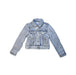 A Blue Lightweight Jackets from Seed in size 8Y for girl. (Front View)