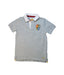 A Grey Short Sleeve Polos from Boden in size 8Y for boy. (Front View)