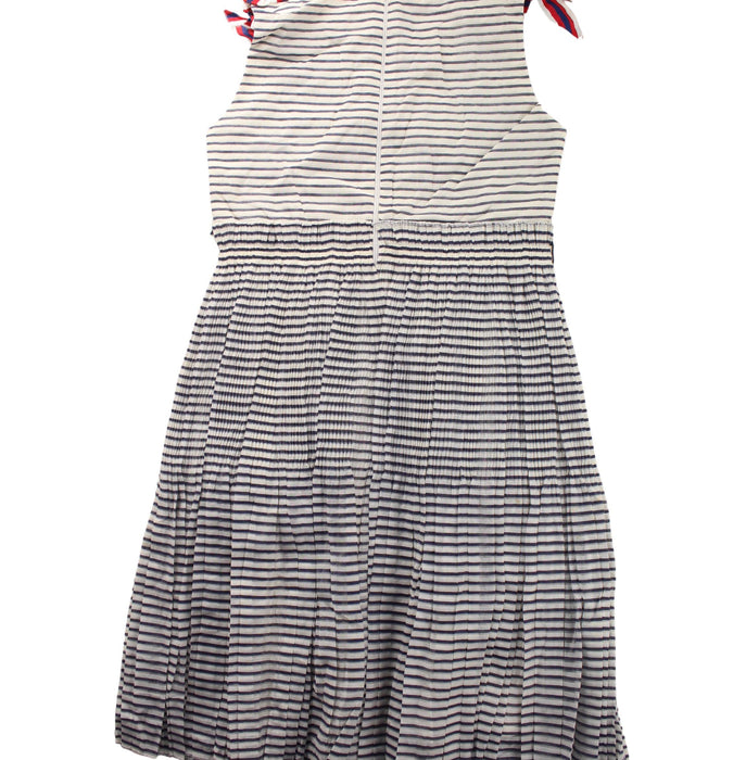 A Blue Sleeveless Dresses from I Pinco Pallino in size 10Y for girl. (Back View)