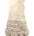 A Gold Sleeveless Dresses from Monnalisa in size 8Y for girl. (Back View)