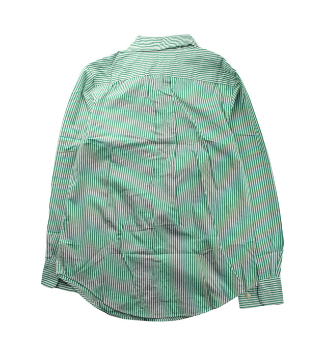 A Green Long Sleeve Shirts from Ralph Lauren in size 12Y for boy. (Back View)