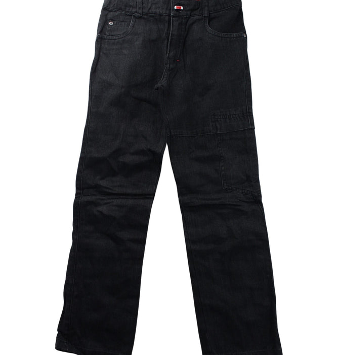 A Black Casual Pants from Dior in size 6T for boy. (Front View)