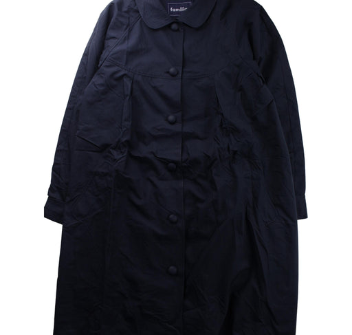 A Blue Coats from Familiar in size 12Y for girl. (Front View)