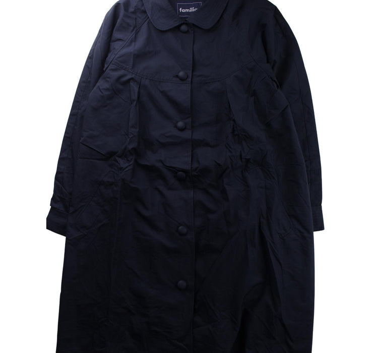 A Blue Coats from Familiar in size 12Y for girl. (Front View)