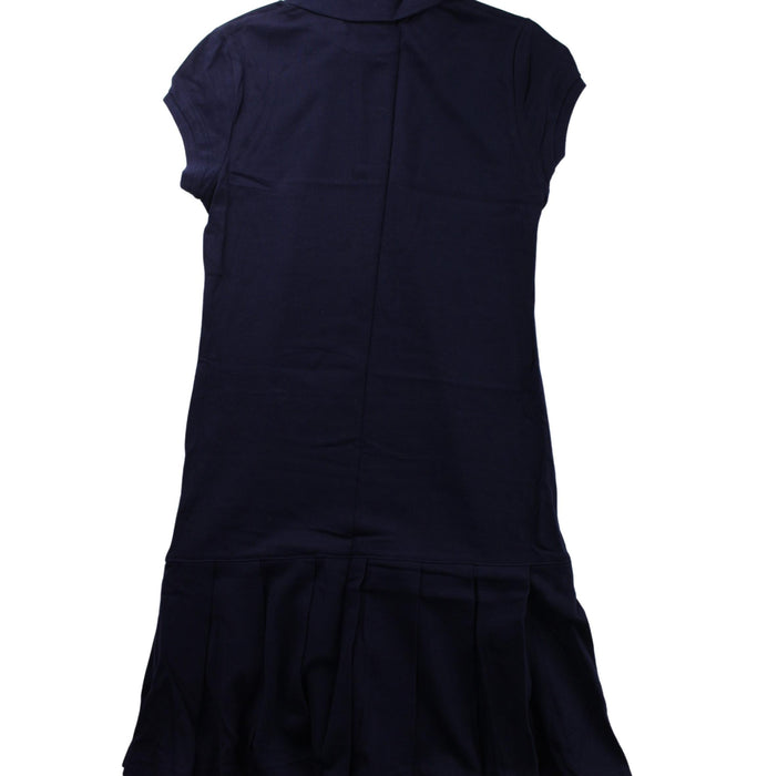A Blue Short Sleeve Dresses from Ralph Lauren in size 12Y for girl. (Back View)
