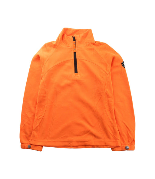 A Orange Lightweight Jackets from Poivre Blanc in size 10Y for boy. (Front View)