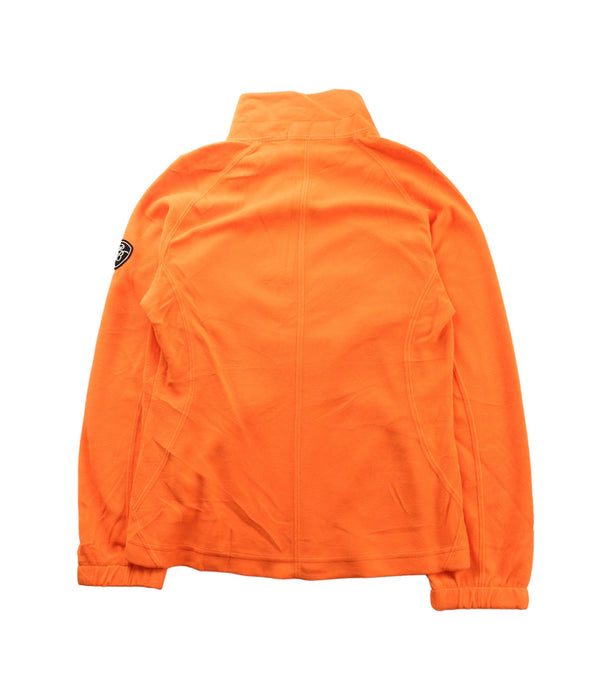 A Orange Lightweight Jackets from Poivre Blanc in size 10Y for boy. (Back View)