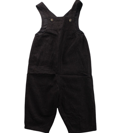 A Brown Long Overalls from Dior in size 2T for girl. (Front View)