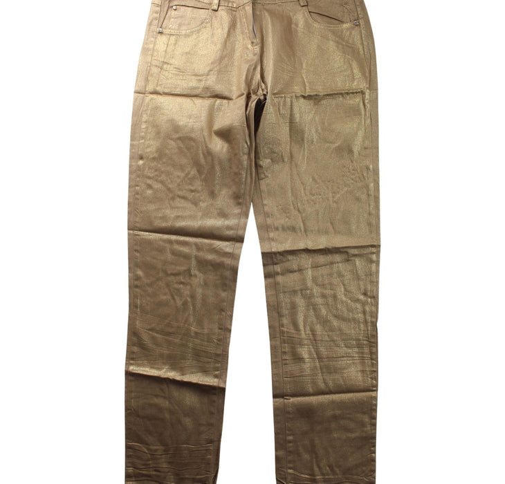 A Gold Casual Pants from Parrot in size 12Y for girl. (Front View)