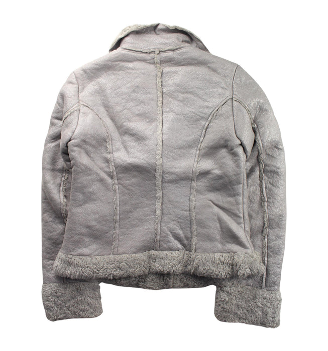 A Grey Lightweight Jackets from Miss Blumarine in size 12Y for girl. (Back View)