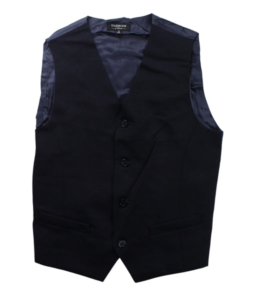 A Blue Suit Vests from Harrods in size 13Y for boy. (Front View)