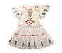 A White Short Sleeve Dresses from Stella McCartney in size 3T for girl. (Front View)