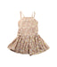 A Brown Sleeveless Dresses from Stella McCartney in size 4T for girl. (Front View)