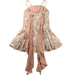 A Brown Sleeveless Dresses from Stella McCartney in size 4T for girl. (Back View)