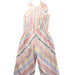 A White Sleeveless Jumpsuits from Velveteen in size 3T for girl. (Back View)