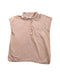 A Beige Short Sleeve Polos from Bonpoint in size 3T for girl. (Front View)