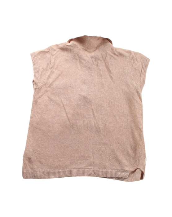 A Beige Short Sleeve Polos from Bonpoint in size 3T for girl. (Back View)