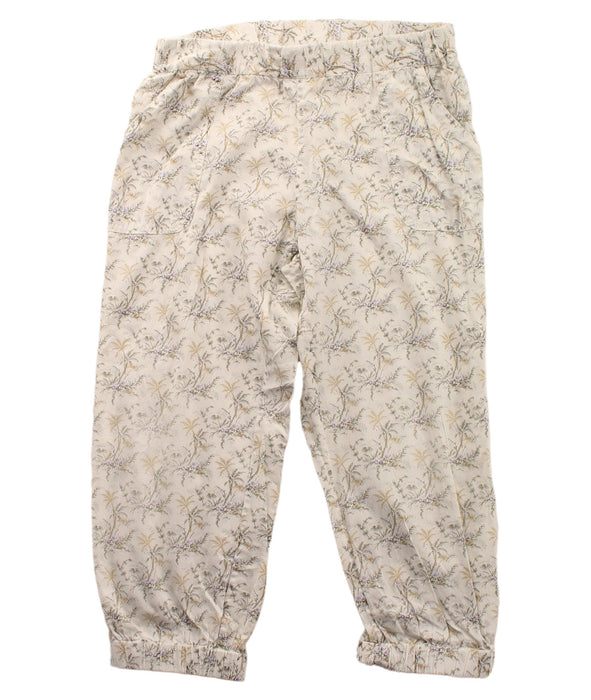 A White Casual Pants from Bonpoint in size 3T for girl. (Front View)