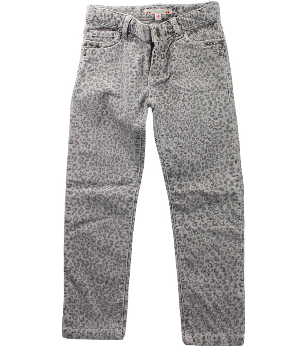 A Grey Casual Pants from Bonpoint in size 4T for girl. (Front View)