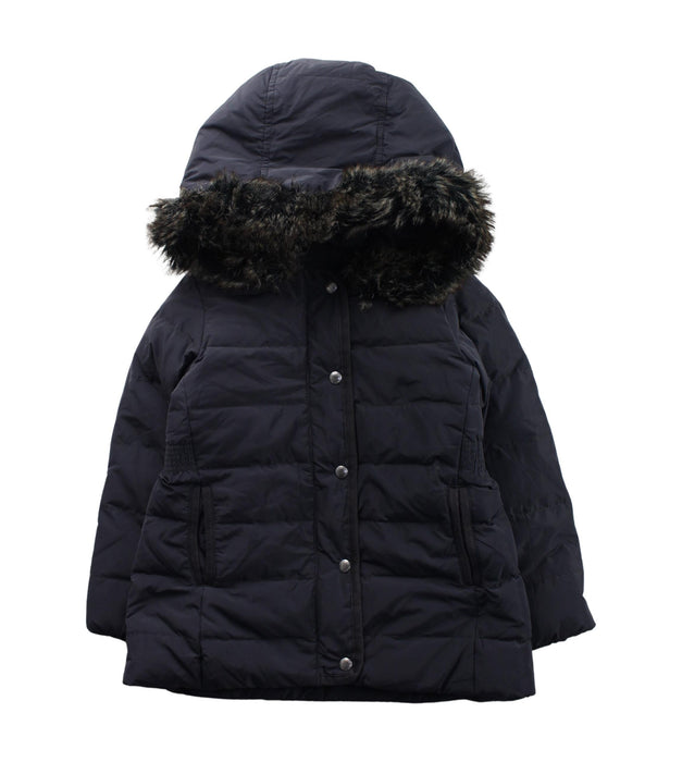 A Blue Puffer/Quilted Coats & Outerwear from Petit Bateau in size 3T for boy. (Front View)