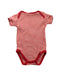 A Red Short Sleeve Bodysuits from Mamas & Papas in size 3-6M for boy. (Front View)