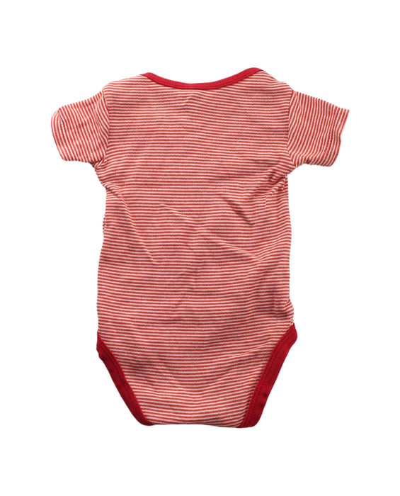 A Red Short Sleeve Bodysuits from Mamas & Papas in size 3-6M for boy. (Back View)