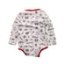 A White Long Sleeve Bodysuits from Ferrari in size 0-3M for boy. (Back View)