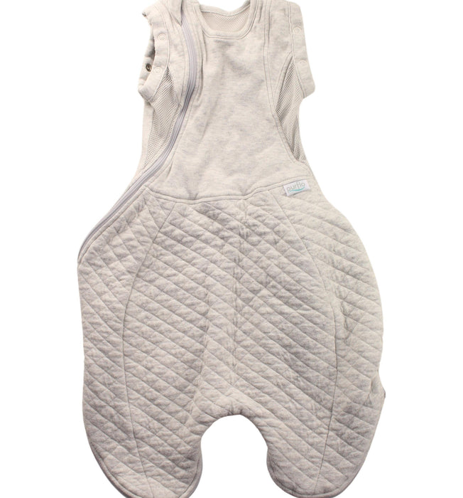 A White Onesies from PurFlo in size 0-3M for girl. (Front View)
