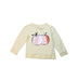 A Beige Crewneck Sweatshirts from Seed in size 6T for girl. (Front View)