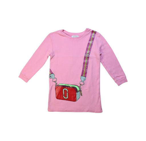 A Pink Sweater Dresses from Little Marc Jacobs in size 4T for girl. (Front View)